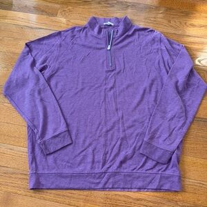 XXL Peter Millar Purple Cotton Blend Pullover